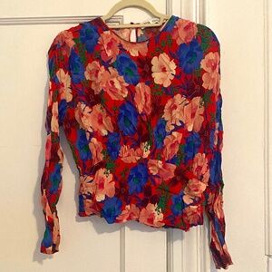 Zara Floral Blouse